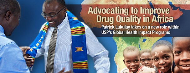 USP's Patrick Lukulay explains work to improve drug quality in Africa